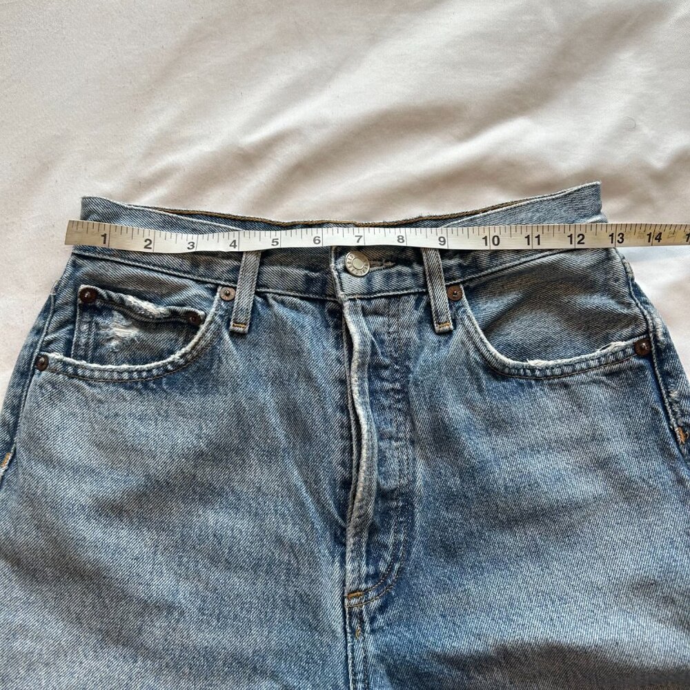 Agolde 90's Pinch Waist Straight 100% Organic Cotton Denim Jean - 25 - Endless - Picture 7 of 11